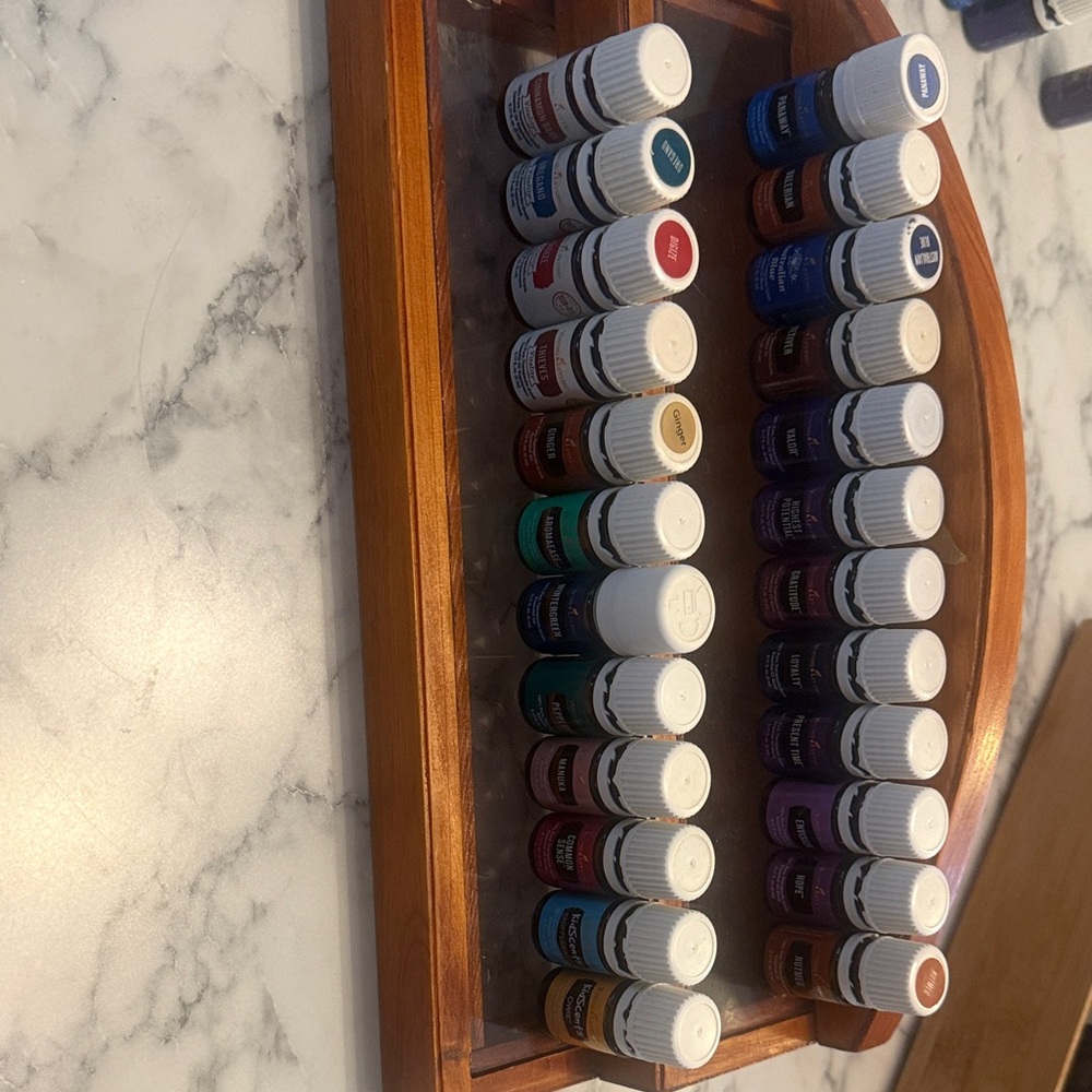 Young Living 5 ml essential oil lot all opened to smell or a few drops diffused
